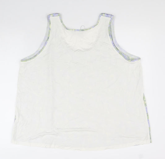 Womens UK Size 18 Marks and Spencer Multicoloured Basic Tank