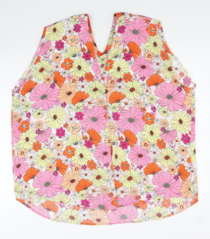 Womens UK Size 10 Marks and Spencer Multicoloured Basic Tank