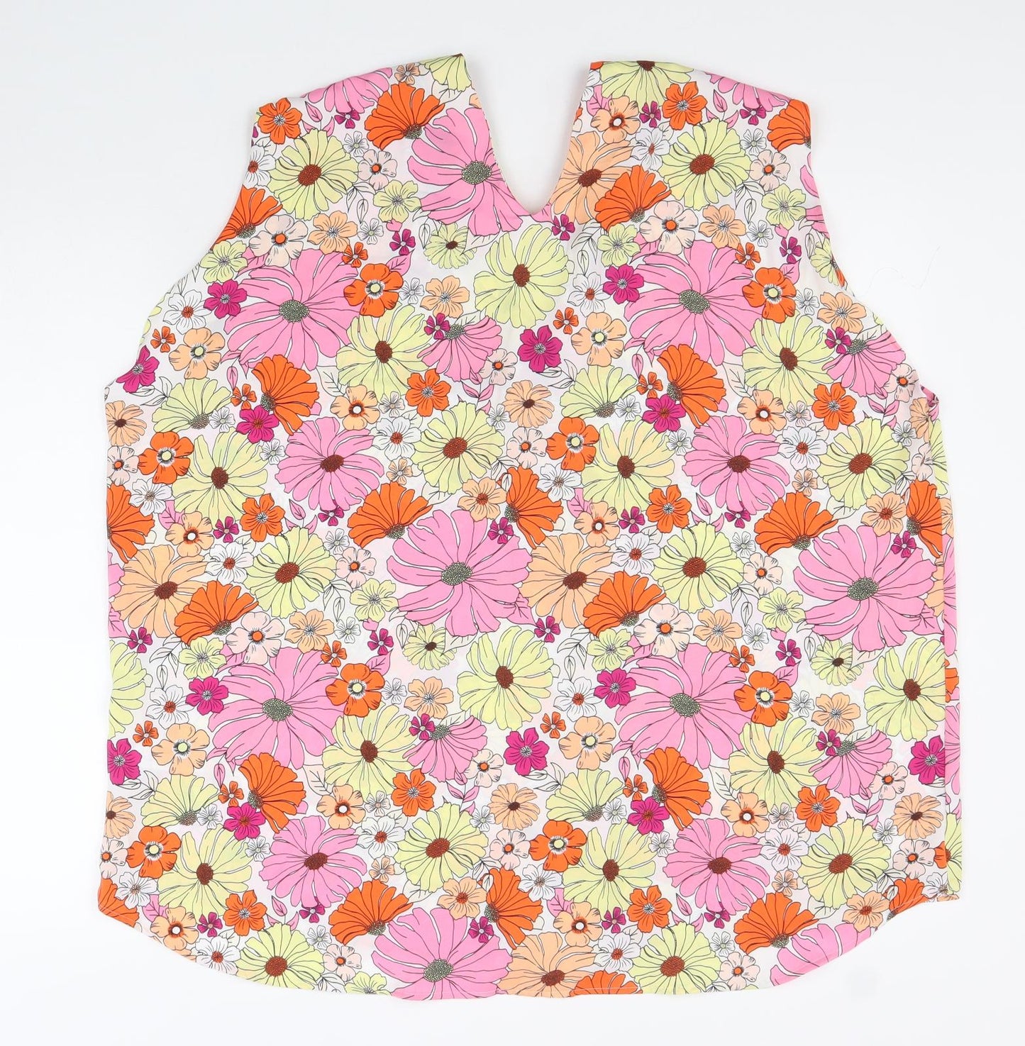 Womens UK Size 10 Marks and Spencer Multicoloured Basic Tank