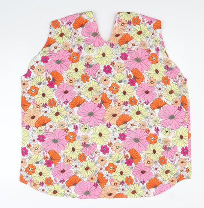 Womens UK Size 10 Marks and Spencer Multicoloured Basic Tank