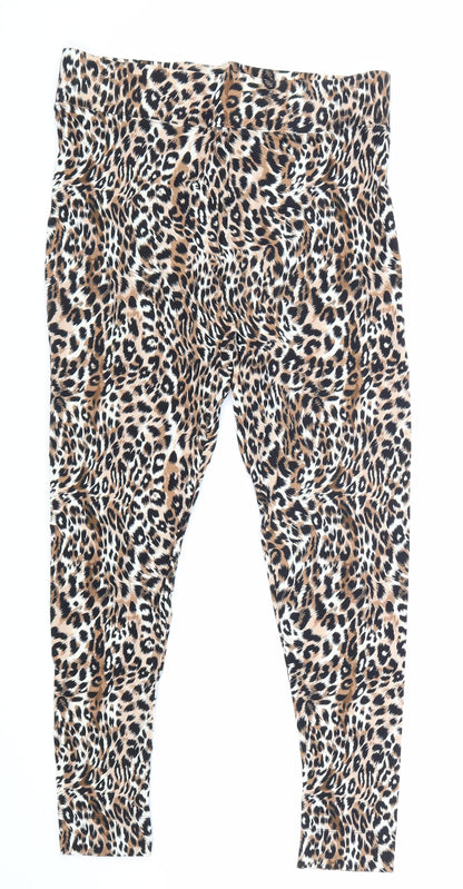 Womens UK Size 12 Marks and Spencer  Jogger Brown Leggings