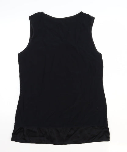 Womens UK Size 16 BHS Black Basic Tank