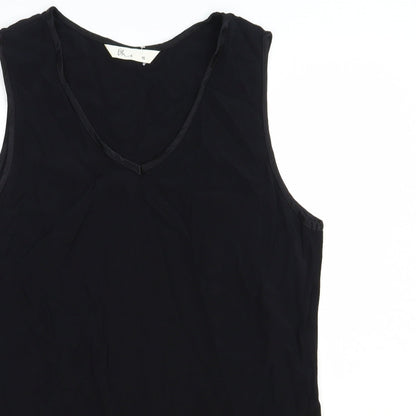 Womens UK Size 16 BHS Black Basic Tank