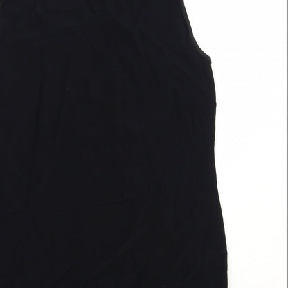 Womens UK Size 16 BHS Black Basic Tank