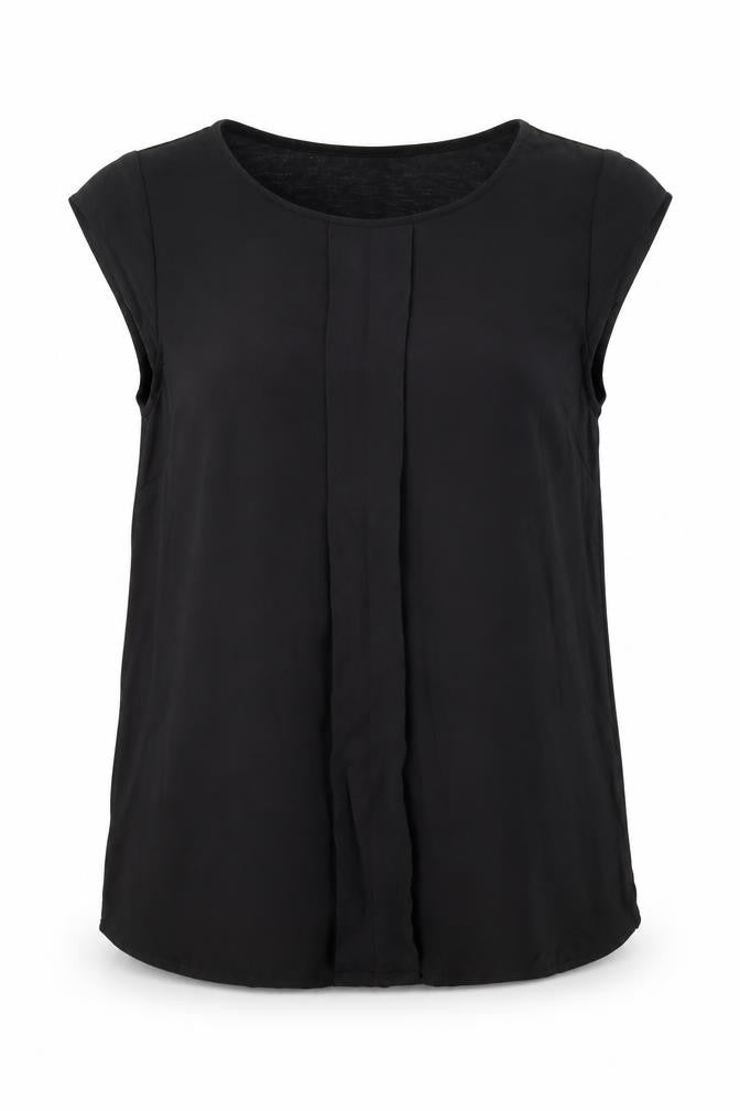 Womens UK Size XS H&M Black Basic Blouse