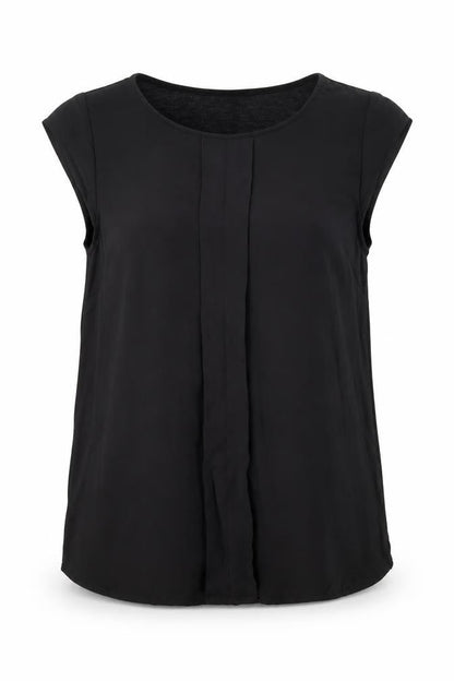Womens UK Size XS H&M Black Basic Blouse