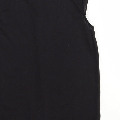 Womens UK Size XS H&M Black Basic Blouse
