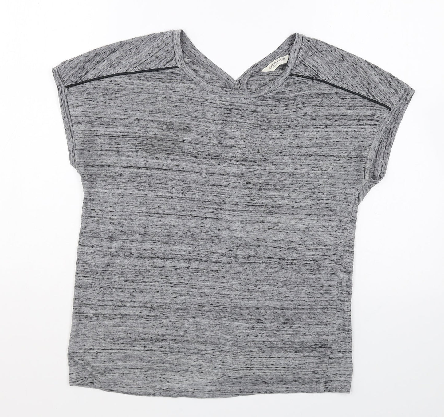 Womens UK Size 12 Marks and Spencer Grey Basic T-Shirt