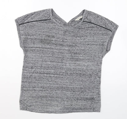 Womens UK Size 12 Marks and Spencer Grey Basic T-Shirt