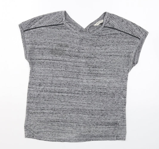 Womens UK Size 12 Marks and Spencer Grey Basic T-Shirt
