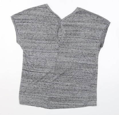 Womens UK Size 12 Marks and Spencer Grey Basic T-Shirt