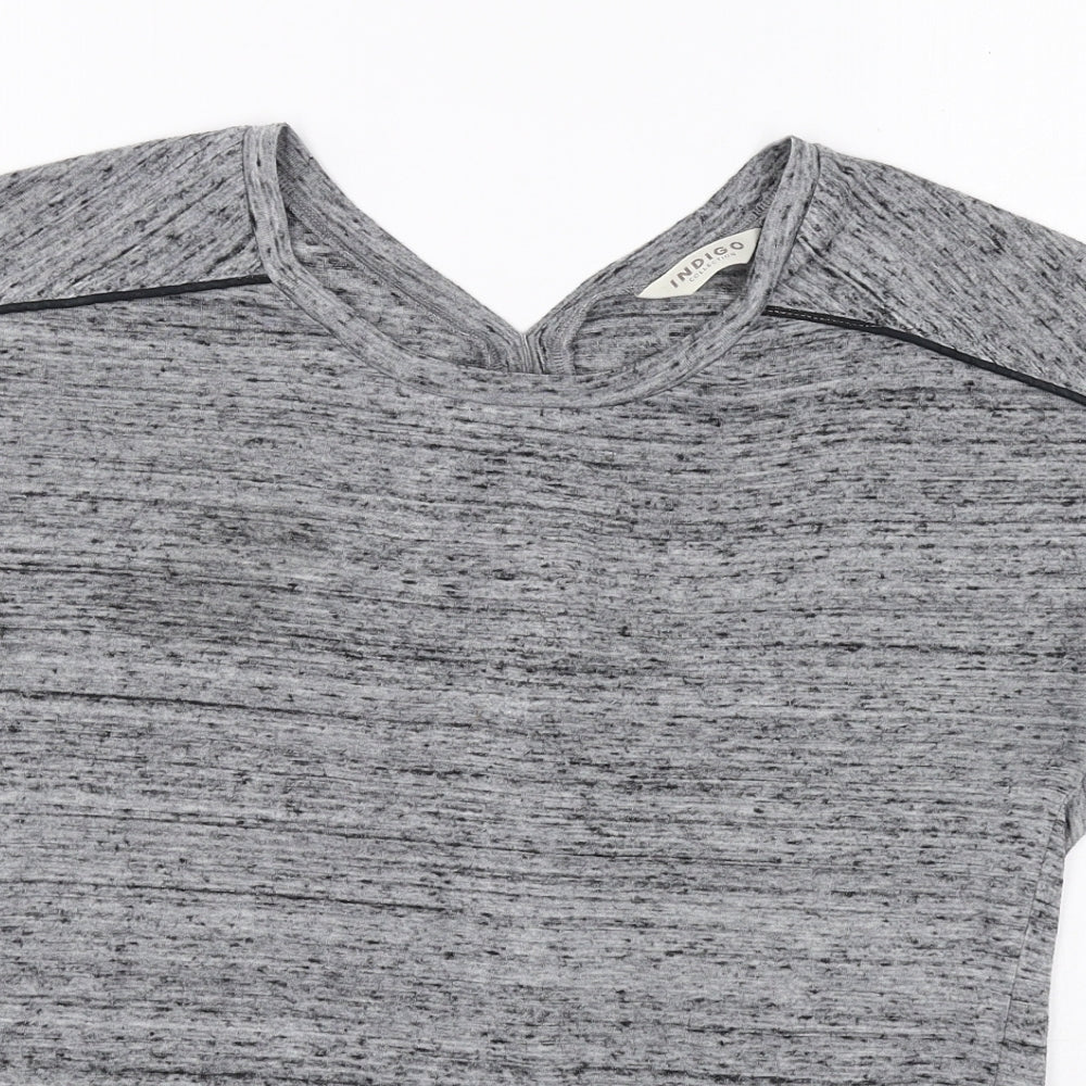 Womens UK Size 12 Marks and Spencer Grey Basic T-Shirt