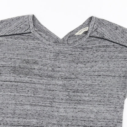 Womens UK Size 12 Marks and Spencer Grey Basic T-Shirt
