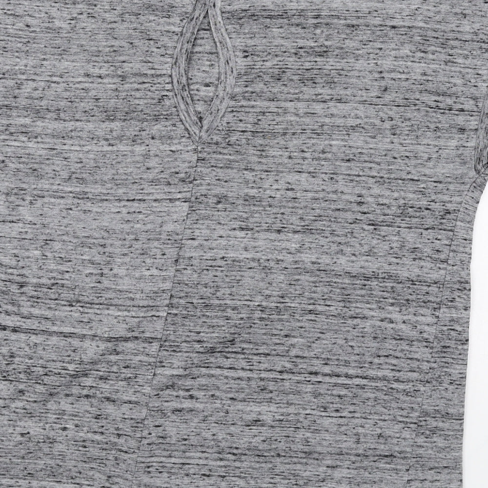 Womens UK Size 12 Marks and Spencer Grey Basic T-Shirt