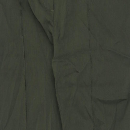 LASCANA Womens Green Polyester Trousers Size 16 Regular Button