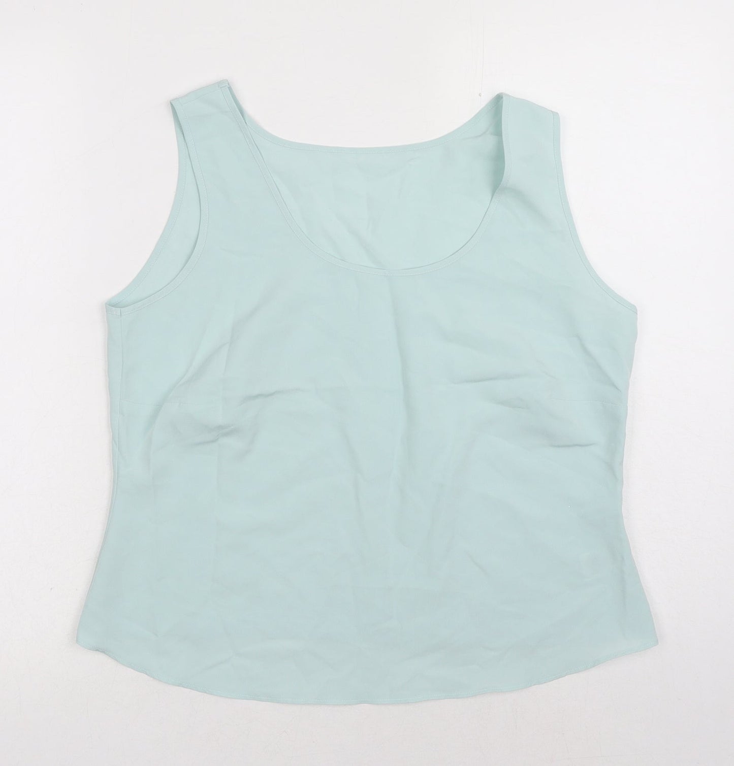 Womens UK Size 14 Marks and Spencer Blue Basic Tank