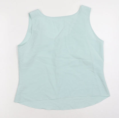 Womens UK Size 14 Marks and Spencer Blue Basic Tank
