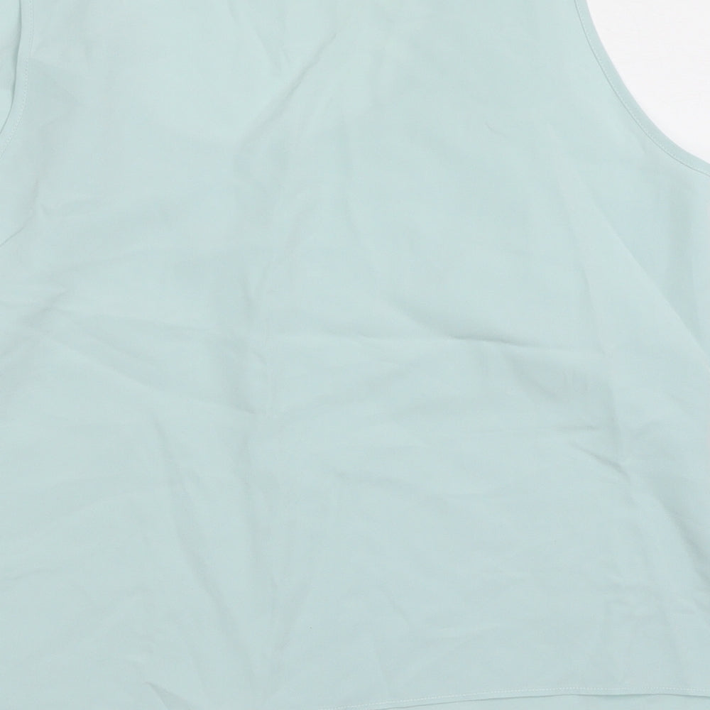 Womens UK Size 14 Marks and Spencer Blue Basic Tank