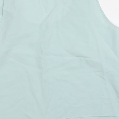 Womens UK Size 14 Marks and Spencer Blue Basic Tank