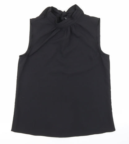Womens UK Size S H&M Black Basic Blouse