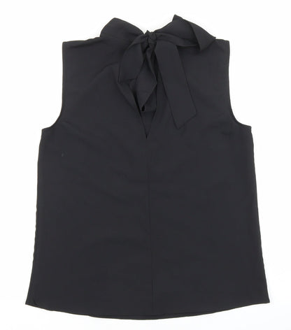 Womens UK Size S H&M Black Basic Blouse