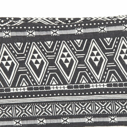 H&M Womens Black Geometric Polyester Straight & Pencil Skirt Size S