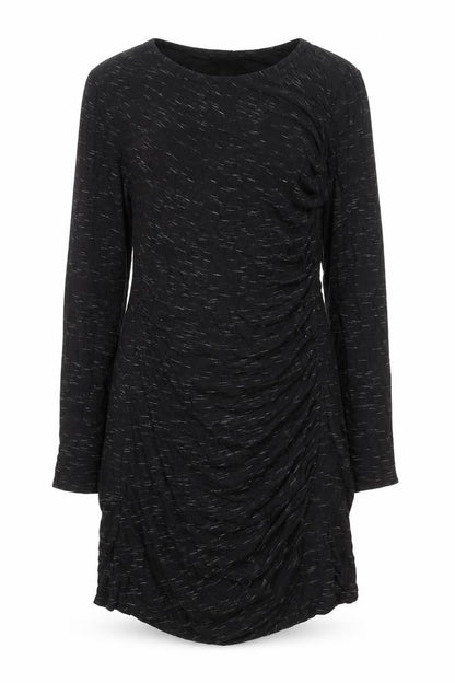 H&M Womens Black Viscose A-Line Size S Boat Neck Pullover