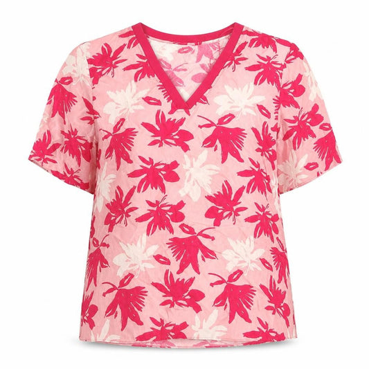 Womens UK Size 10 Autograph Pink Basic T-Shirt