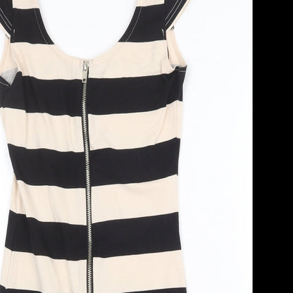 Womens UK Size 8 H&M Multicoloured Basic Blouse
