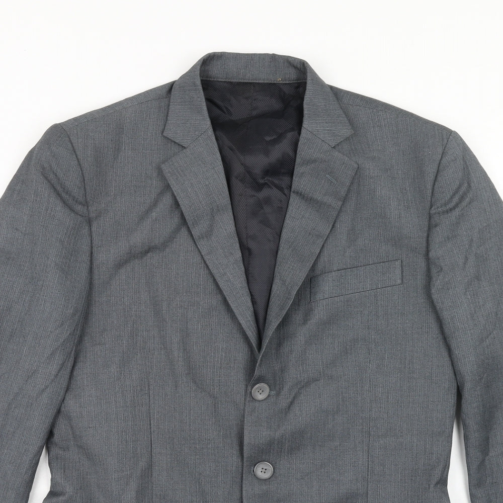 Mens UK Size 36 Preworn Regular Grey Suit Jacket