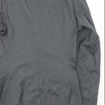 Mens UK Size 36 Preworn Regular Grey Suit Jacket