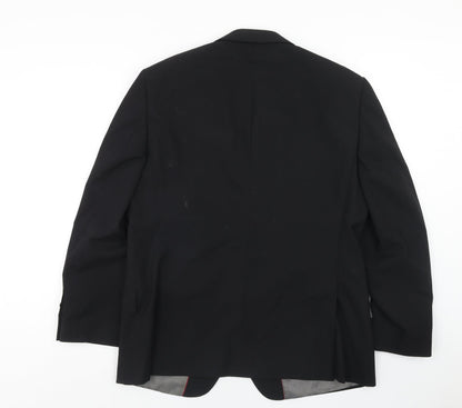 Mens UK Size 42 Taylor & Wright Regular Black Suit Jacket