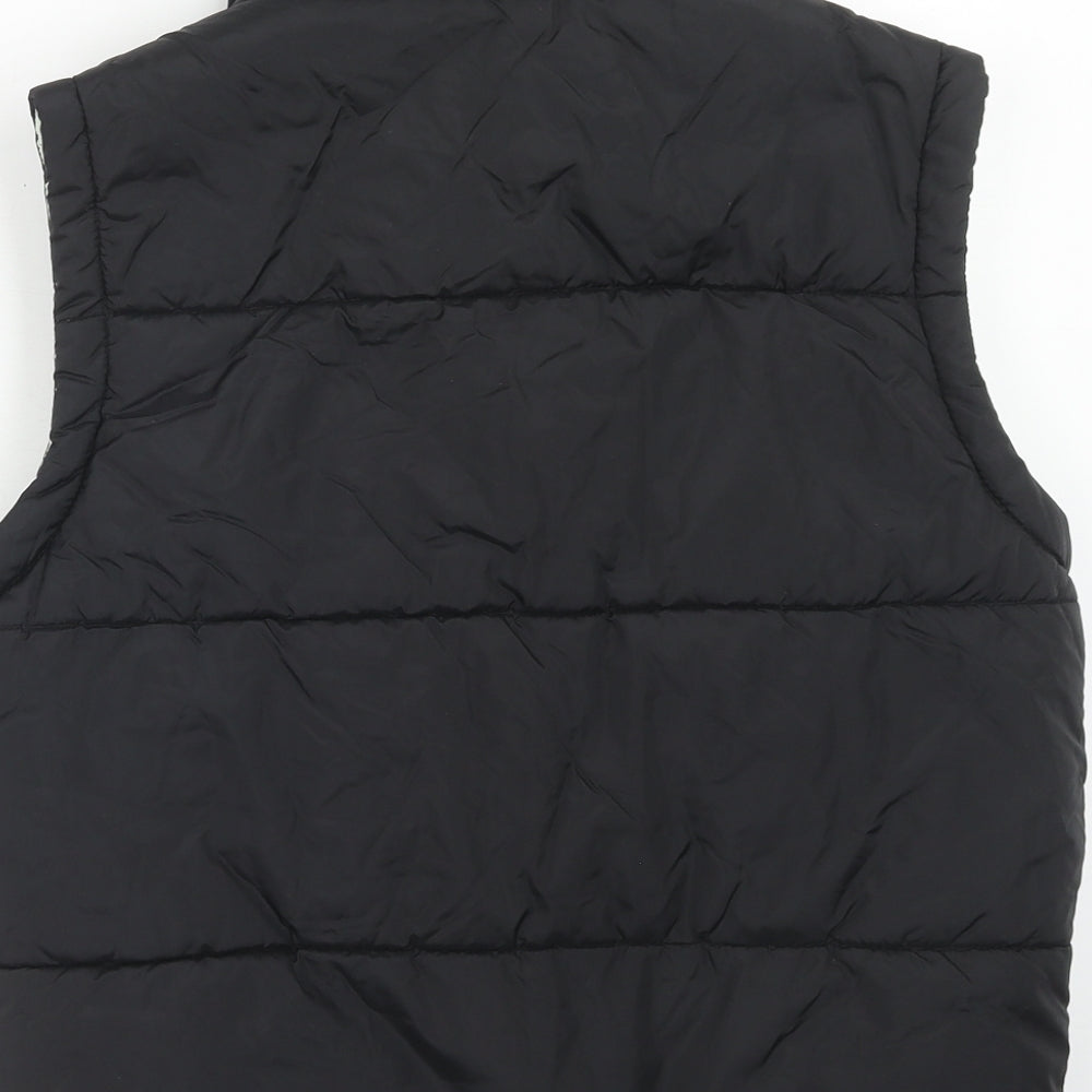 Pepe Jeans Womens Black Gilet Waistcoat Size M Zip