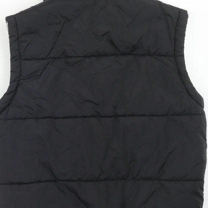 Pepe Jeans Womens Black Gilet Waistcoat Size M Zip