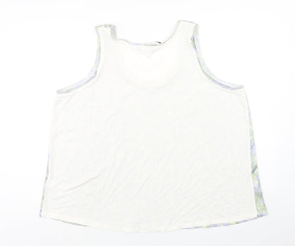 Womens UK Size 18 Marks and Spencer Multicoloured Basic Blouse