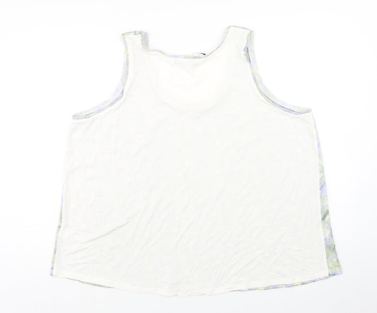 Womens UK Size 18 Marks and Spencer Multicoloured Basic Blouse