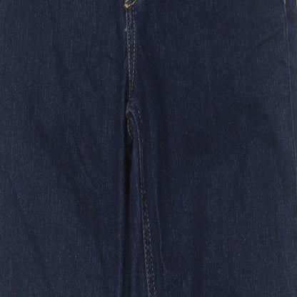 Womens UK Size 27 in H&M Regular Fit Skinny Blue Jeans