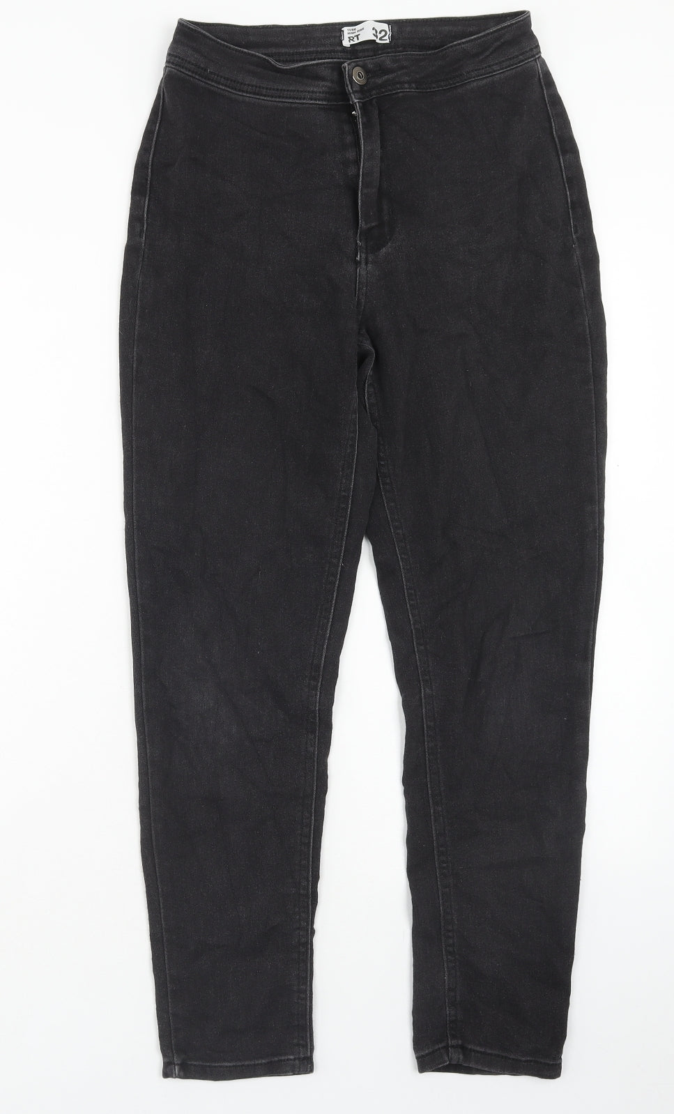 MRP Womens Black Cotton Skinny Jeans Size 26 in Regular Zip