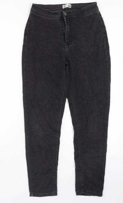 MRP Womens Black Cotton Skinny Jeans Size 26 in Regular Zip