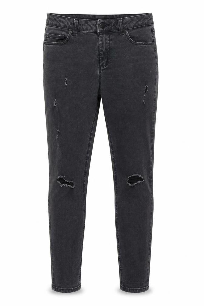 Womens UK Size 12 Denim & Co. Regular Fit Skinny Black Jeans