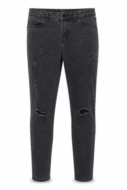 Womens UK Size 12 Denim & Co. Regular Fit Skinny Black Jeans