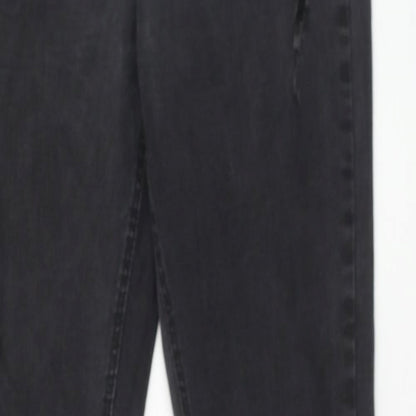 Denim & Co. Womens Black Cotton Skinny Jeans Size 12 Regular Zip
