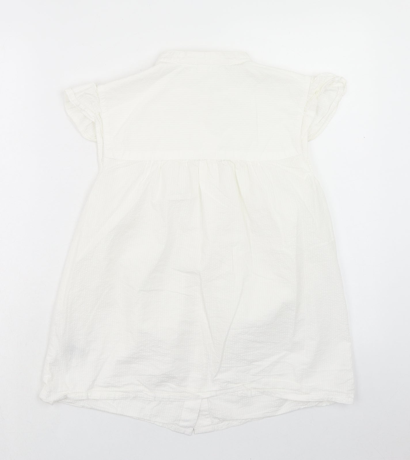 Womens UK Size S H&M White Basic Tank