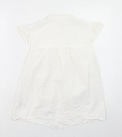 Womens UK Size S H&M White Basic Tank