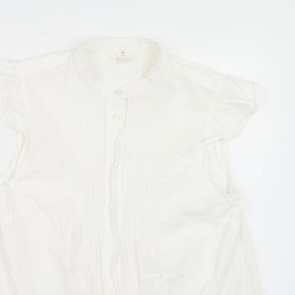 Womens UK Size S H&M White Basic Tank