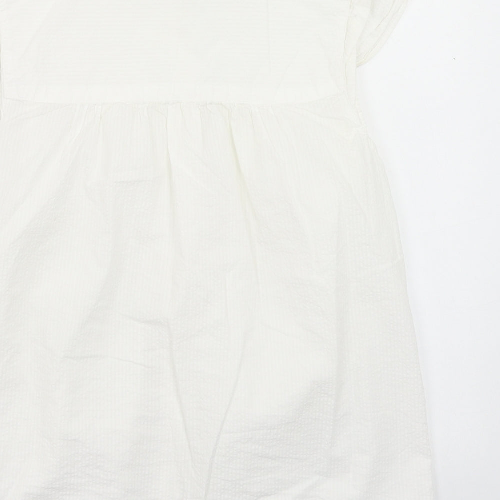 Womens UK Size S H&M White Basic Tank