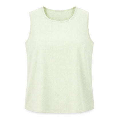 Womens UK Size M Preworn Green Basic Tank