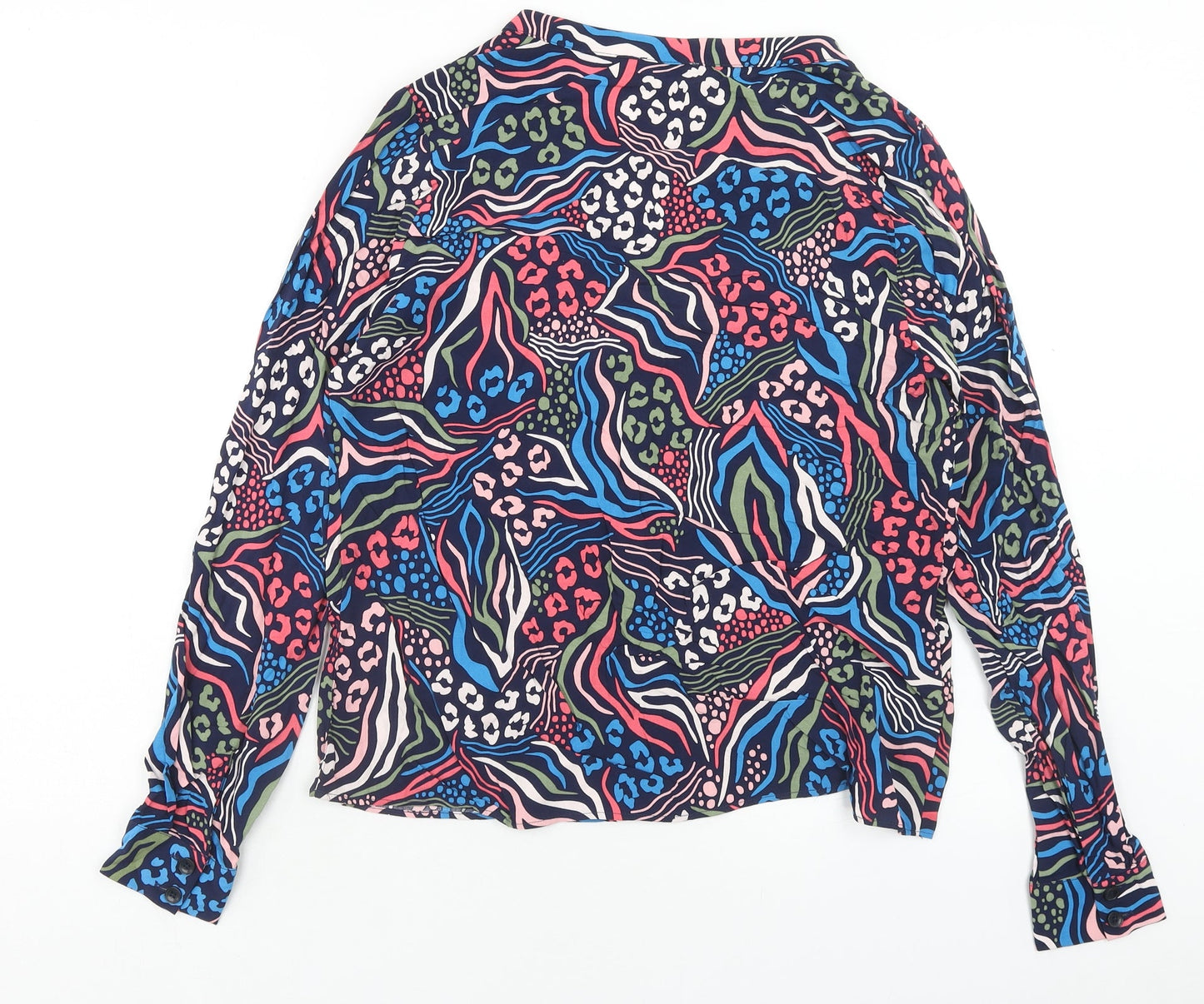 Womens UK Size 10 Khost Multicoloured Basic Blouse