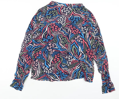 Womens UK Size 10 Khost Multicoloured Basic Blouse