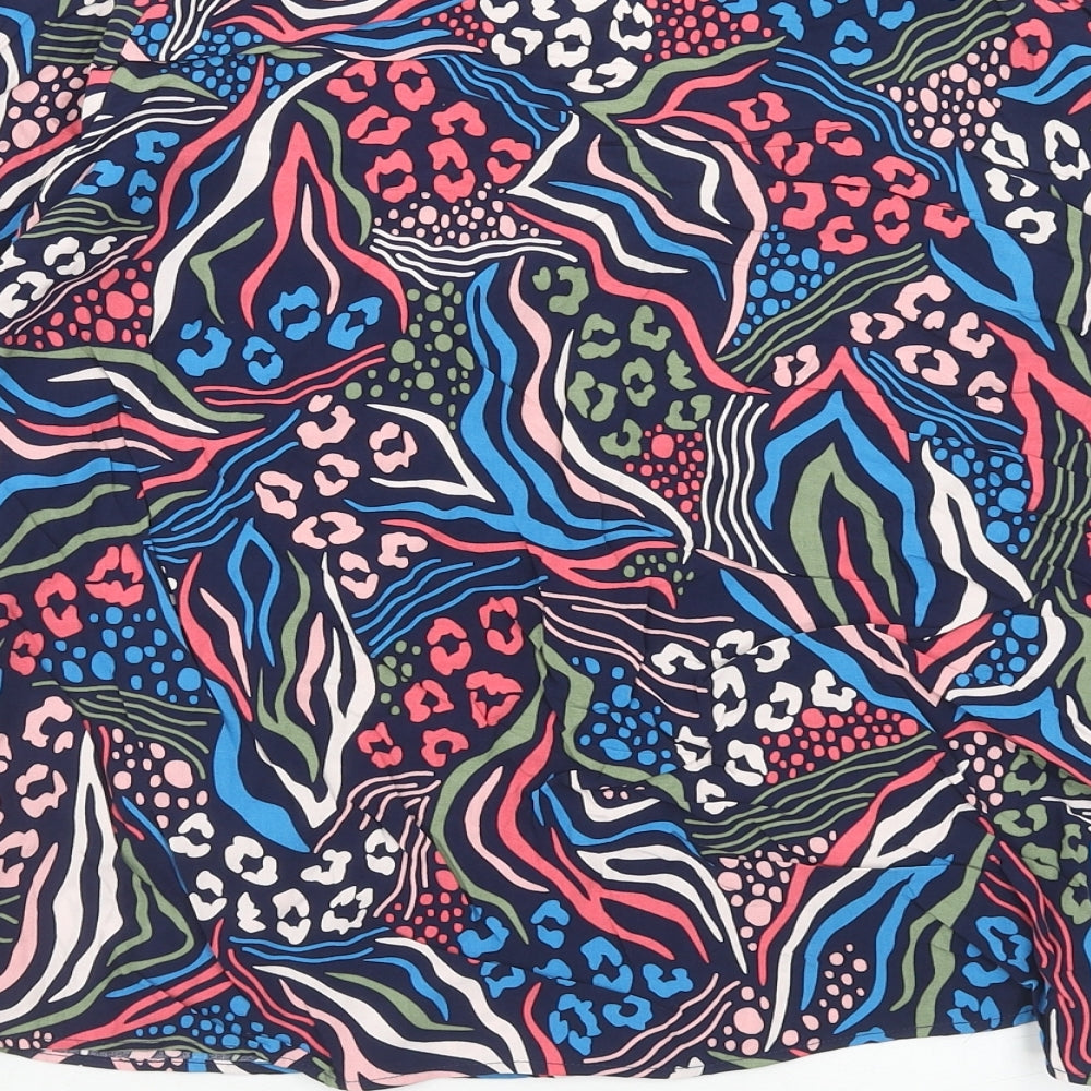 Womens UK Size 10 Khost Multicoloured Basic Blouse